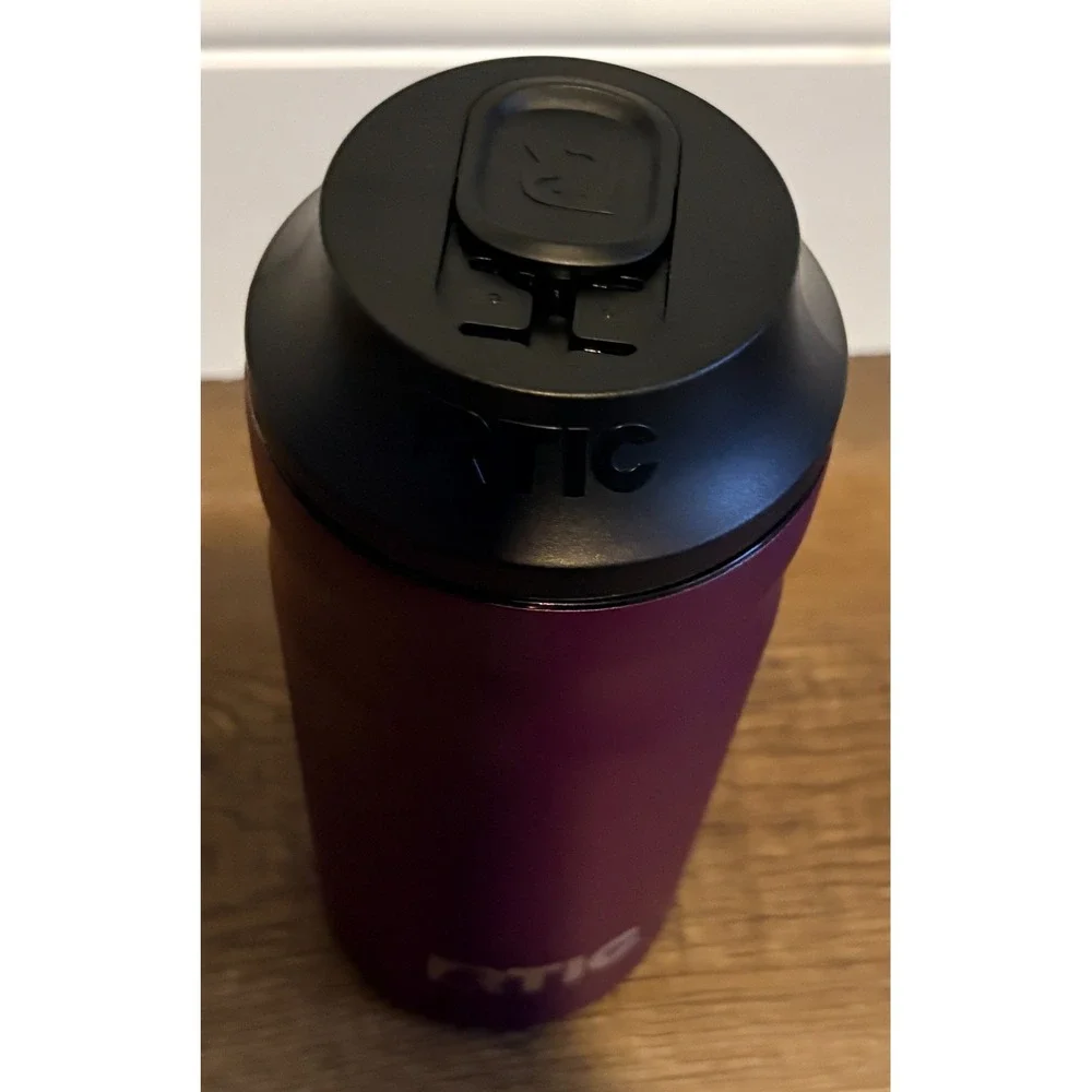 RTIC Can‎ Chiller Slider Lid Skinny Can Adapter Party Purple Black Slide Opening